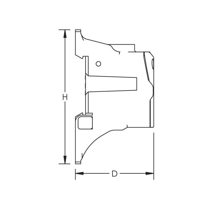 Single-pole distributor 125A