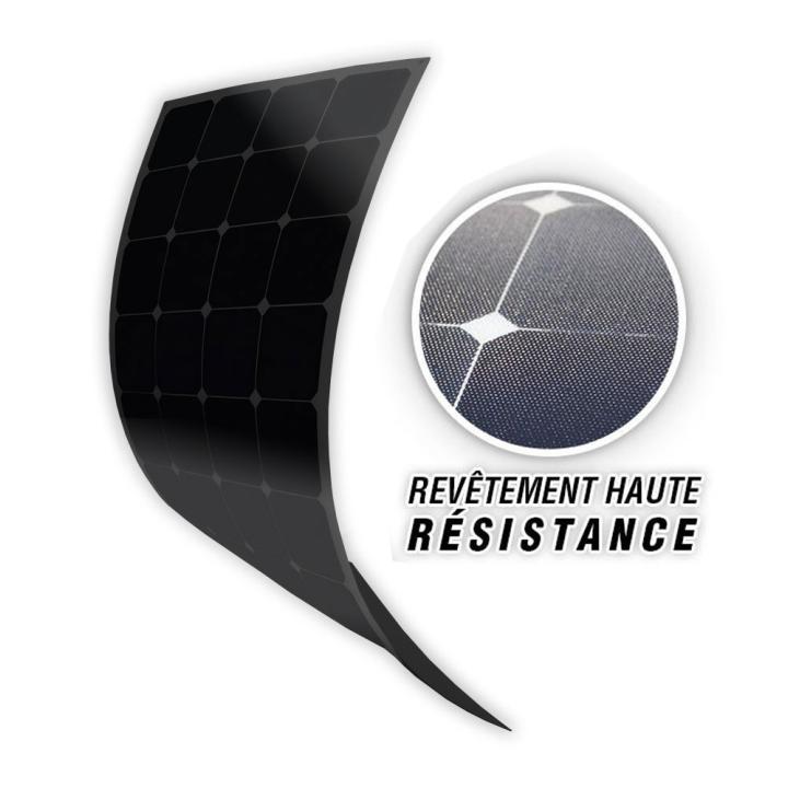 MX FLEX Full Black 12V flexible solar panel 100Wp