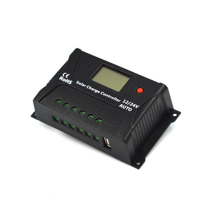 Zonneregelaar SRNE PWM HP 24V 10A en 20A