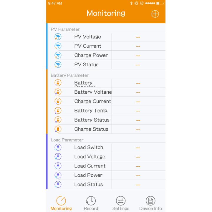 Adaptador Bluetooth para mandos SRNE