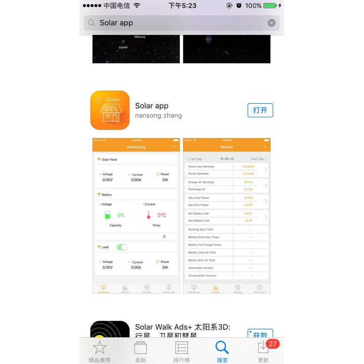 Adaptador Bluetooth para mandos SRNE