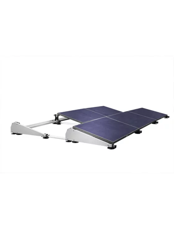 Structure for solar panel installation