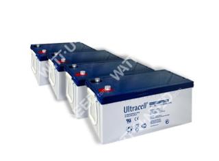 4X Batteries GEL 12V 200Ah