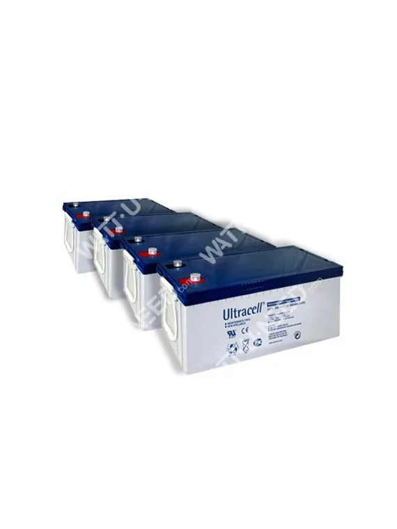 4X Batteries GEL 12V 200Ah