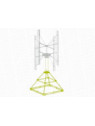 Mât eolienne Ecorote avec structure pour toit plat 