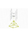 Mât eolienne Ecorote avec structure pour toit plat 
