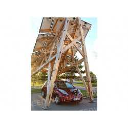 Estructura de madera solar Carport InnoVentum