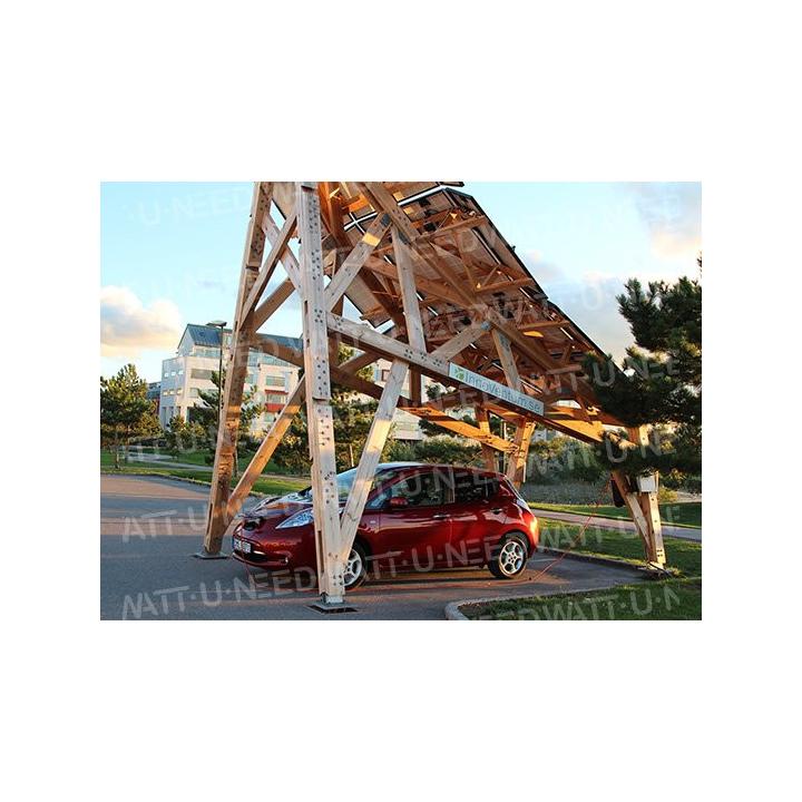 Carport solar wooden structure InnoVentum