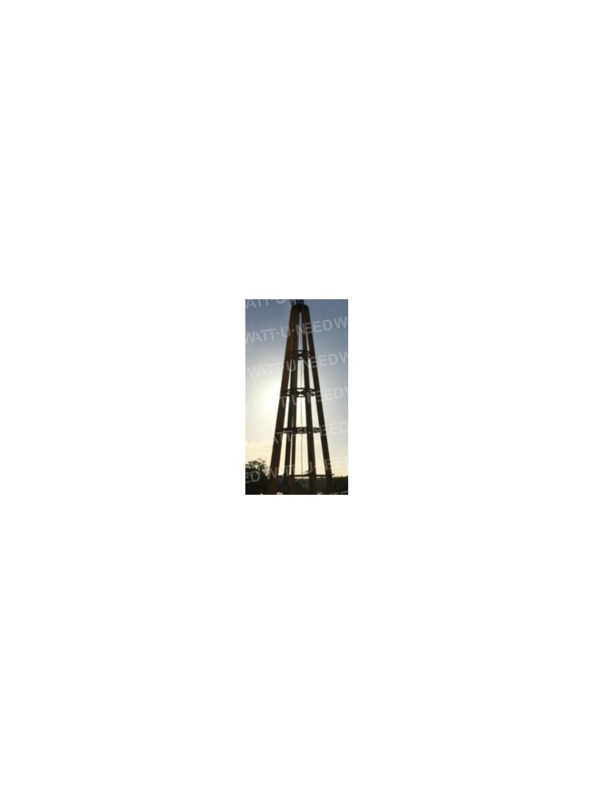 12m wooden tower structure for wind turbine