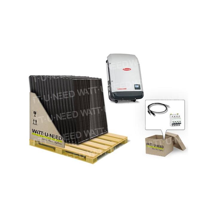 30-panel self-consumption/reinjection 10000W with lithium storage 