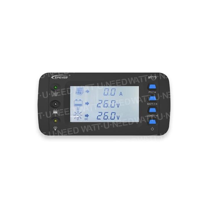 MT75 digitaal display voor regelaars uit de XTRA-N, iTracer en IPower serie