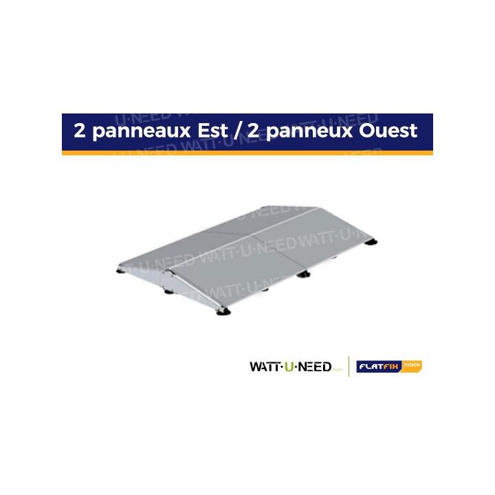 Structure for solar panel installation