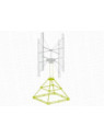 Mât eolienne Ecorote avec structure pour toit plat 
