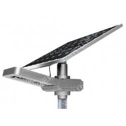 Lampadaire solaire - LED autonome WU 50W 18V - Panneau 150W