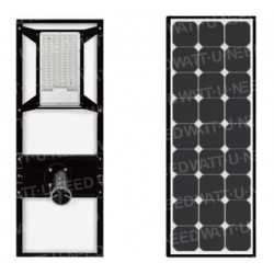 Lámpara de pie solar - ShootingStar LED independiente