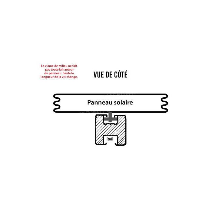 Kit de fijación para tejado de tejas