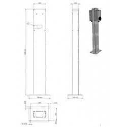 Terra TAC-W22-T-0 Terra AC Wallbox type 2 terminal, plug, three-phase/32A