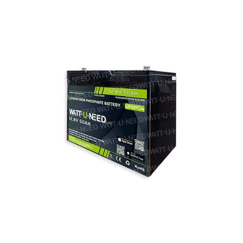 Batterie lithium Wattuneed 12.8V 50Ah  