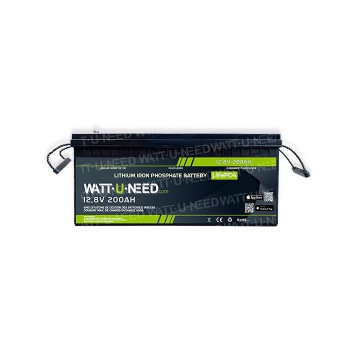 Batería de litio Wattuneed de 12,8 V y 200 Ah