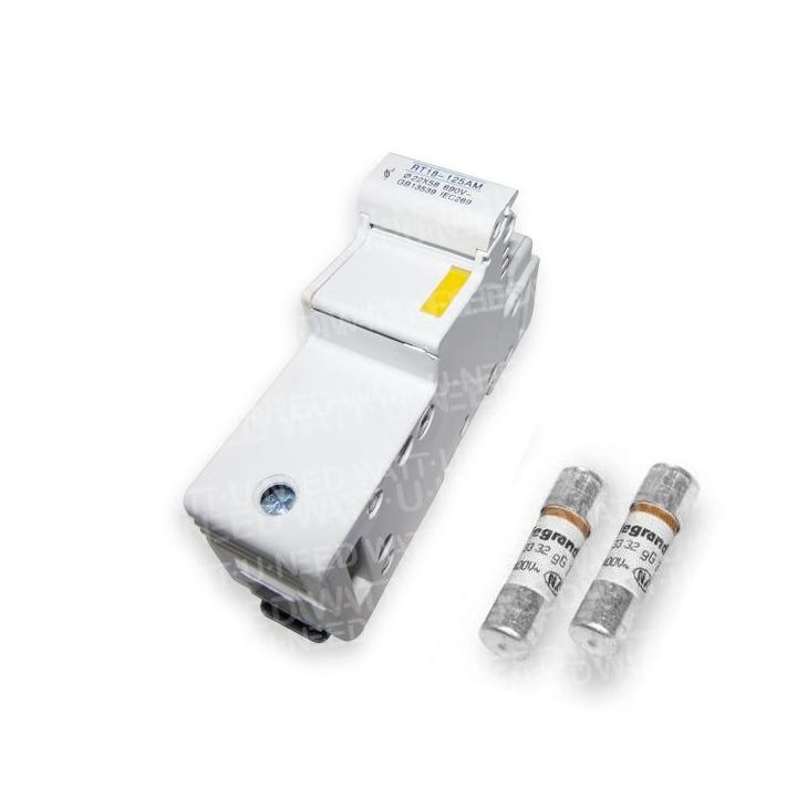 Porte-fusible DC à cartouche de 16A à 100A