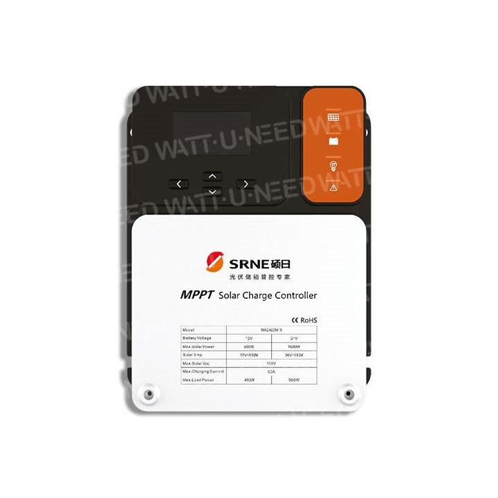 Solarregler SRNE MA Series 12/24V 20A