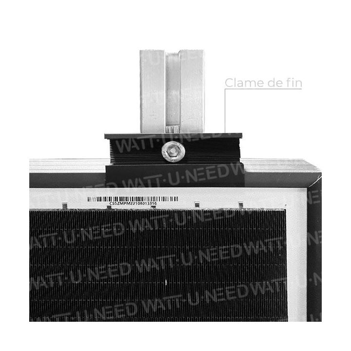 Endbefestigungsklemme Endbefestigungsklemme: 30 bis 50 mm