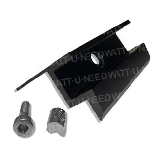 Bevestigingslip aan de rand van het paneel: 30 tot 50 mm