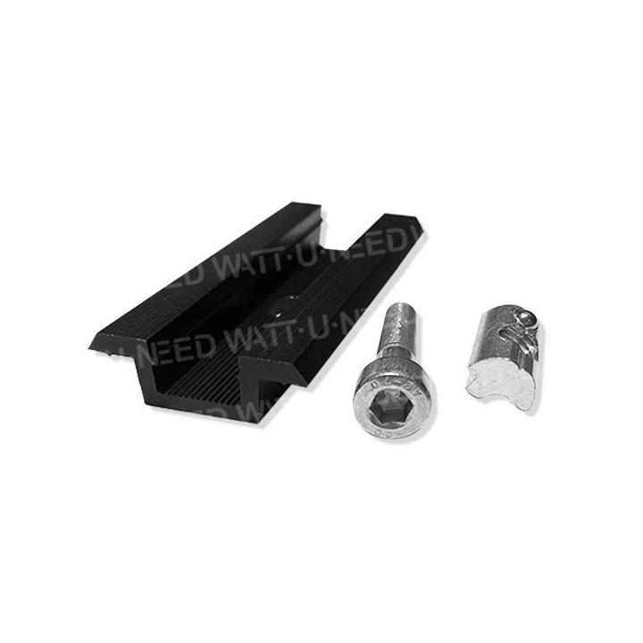 Middle clamp for solar panel: 30 mm to 50 mm