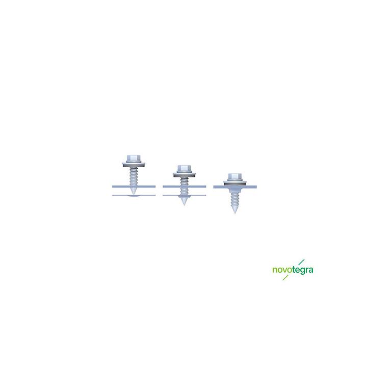 Bevestigingsset voor stalen daken