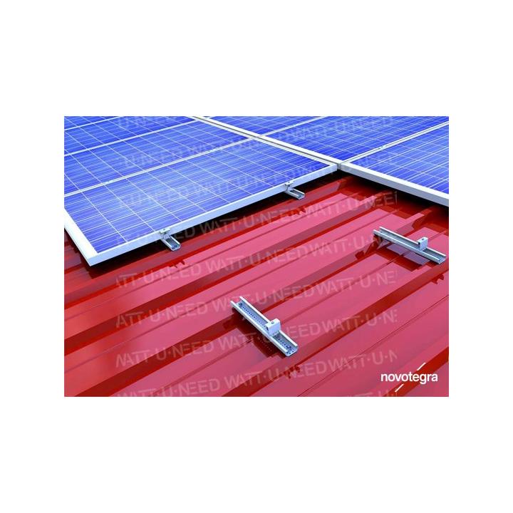 Mounting system for tray roofing