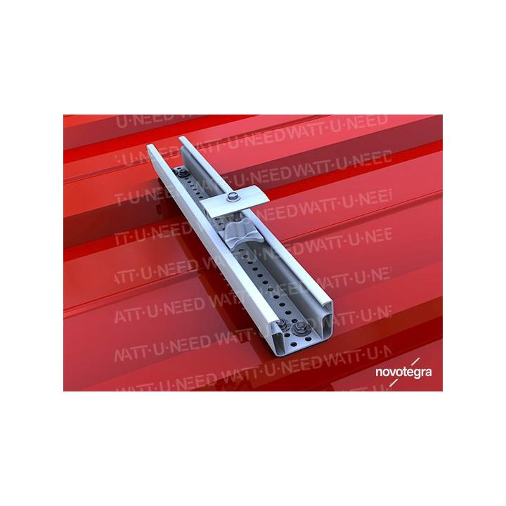 Mounting system for tray roofing