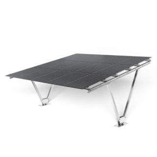 Carport fotovoltaico sencillo