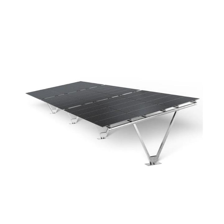 Cochera fotovoltaica doble