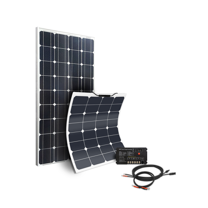 Solar kit motorhome & boat SIZE S - 12V - configurable