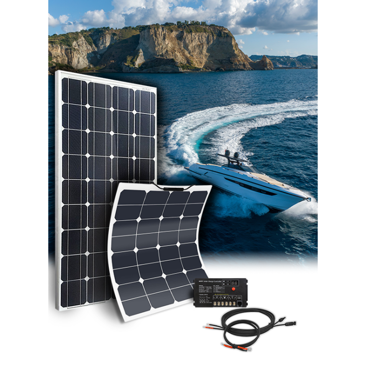 Solar kit motorhome & boat SIZE S - 12V - configurable
