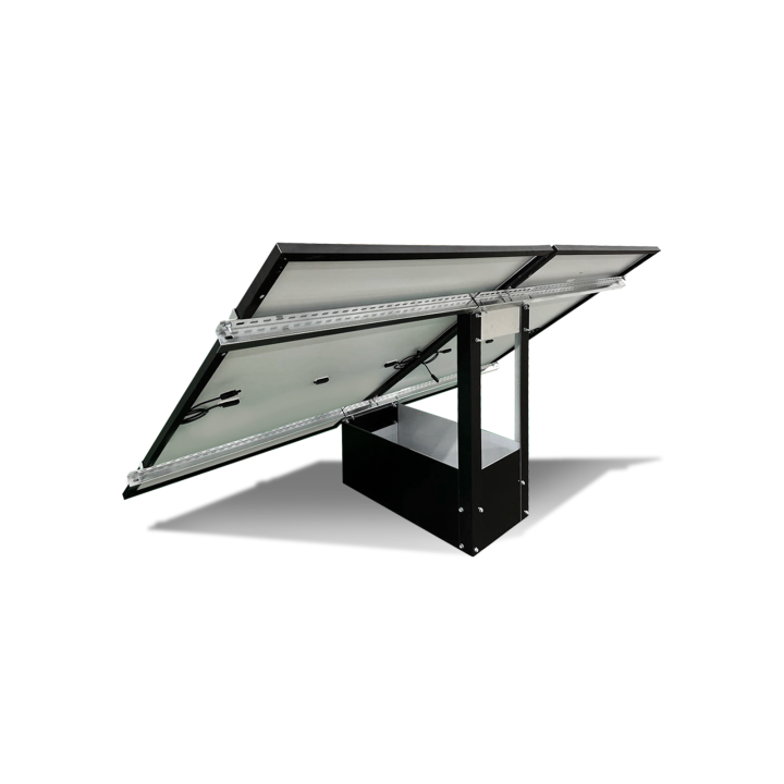 Ultraground System - Ground fastening system for two panels