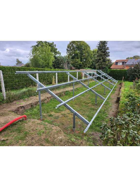 865 mm foundation screw for ground-mounted photovoltaic structure — vue 5
