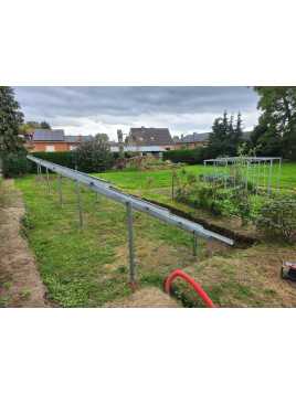Tornillo de cimentación de 865 mm para estructura fotovoltaica sobre suelo — vue 6