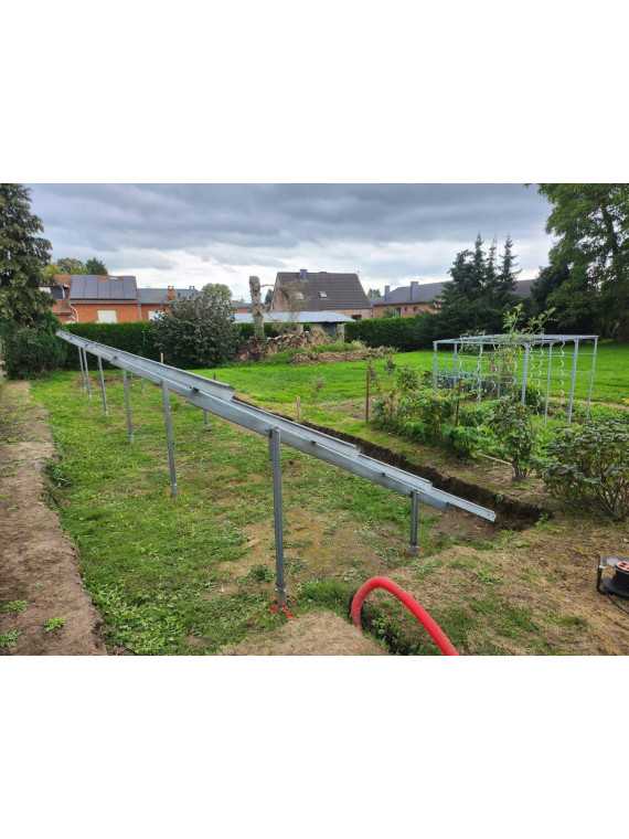 Vis de fondation 685 mm pour structure photovoltaïque au sol — vue 5