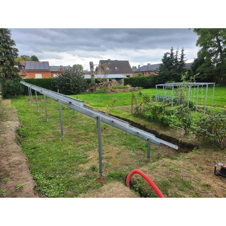 Support double de fixation au sol WUN-026S