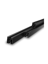 Zwart geanodiseerde aluminium montagerail 40x40 voor zonnepanelen