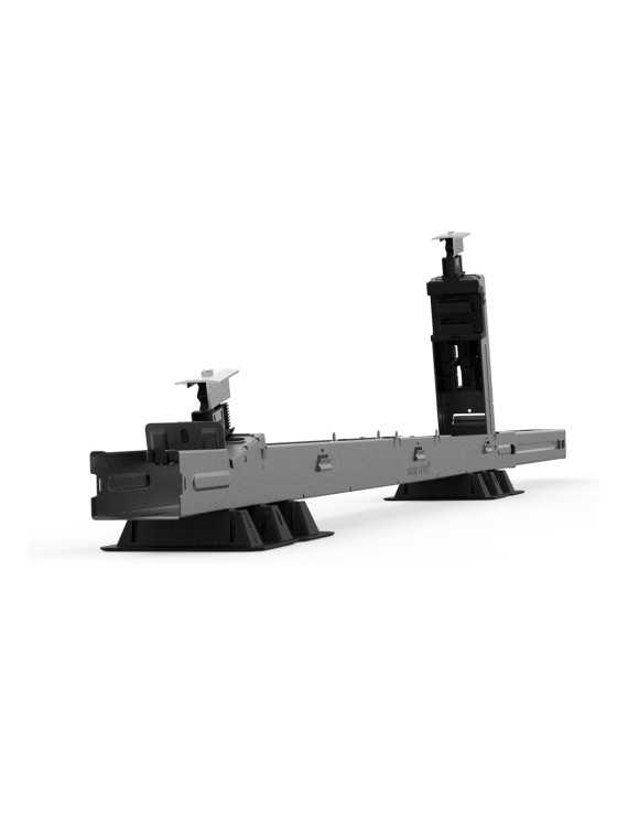 Configuración apaisada del sistema de montaje Blubase — vue 3