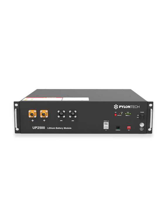 Batería de litio Pylontech UP2500 - 118 Ah 24 V litio-ion fosfato 2,84 kWh – comunicación CAN/RS485
