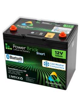 Batterie lithium PowerBrick+ Smart BT + Heizung 12V 135Ah PB+B/H12/135