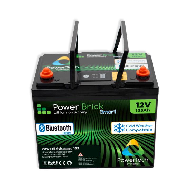 Lithiumbatterij PowerBrick+ PB+B/H12/135 - 135 Ah 12,8 V LiFePO4 1,73 kWh – IP65 — vue 2