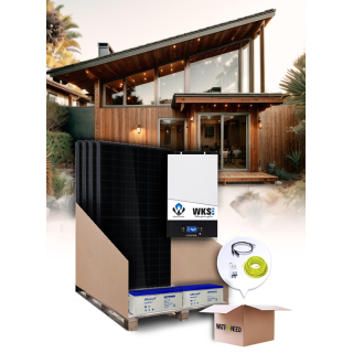 Kit de autoconsumo 4 paneles 3kVA 24V con almacenamiento