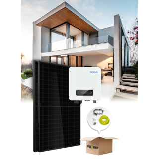 Kit de 2 paneles de autoconsumo/reinyección 1100W Sofar sin almacenami