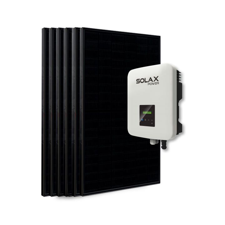 Kit de 6 paneles de autoconsumo / reinyección 1500W sin almacenamiento