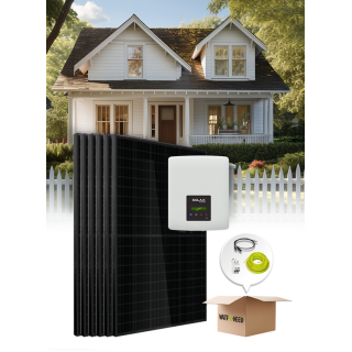 Kit van 6 zelfverbruik / herinjectie panelen 1500W zonder opslag