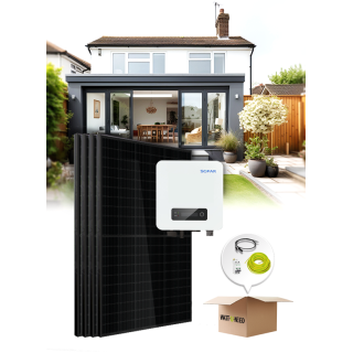 Kit 4 Paneele Eigenverbrauch / Rückspeisung 1600W Sofar ohne Speicher